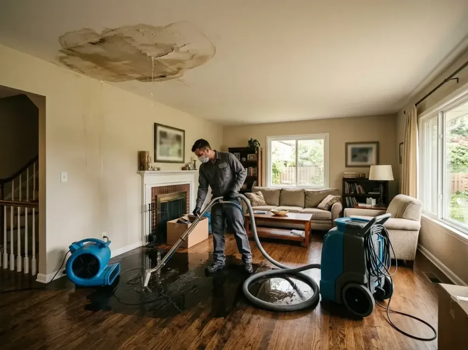 attic-pipe-burst-ceiling-drip-008 — frequently asked questions, Water Damage Restoration & Carpet Care in Avon Lake, OH